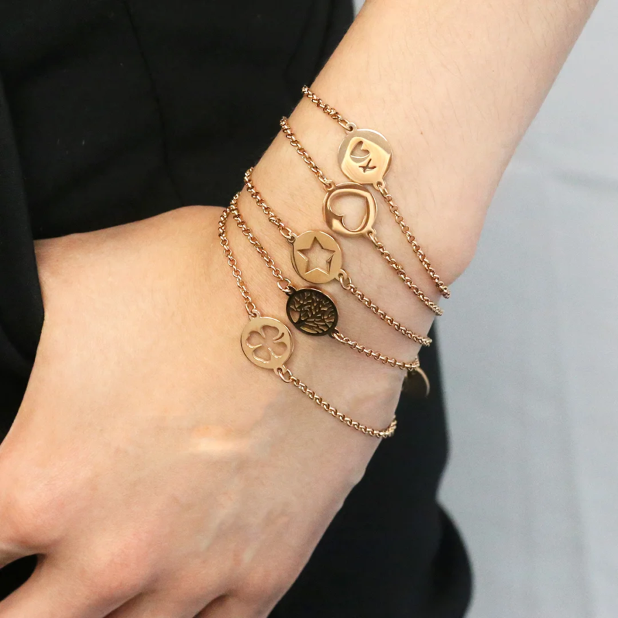 Clover Chain Bracelet - Image 2