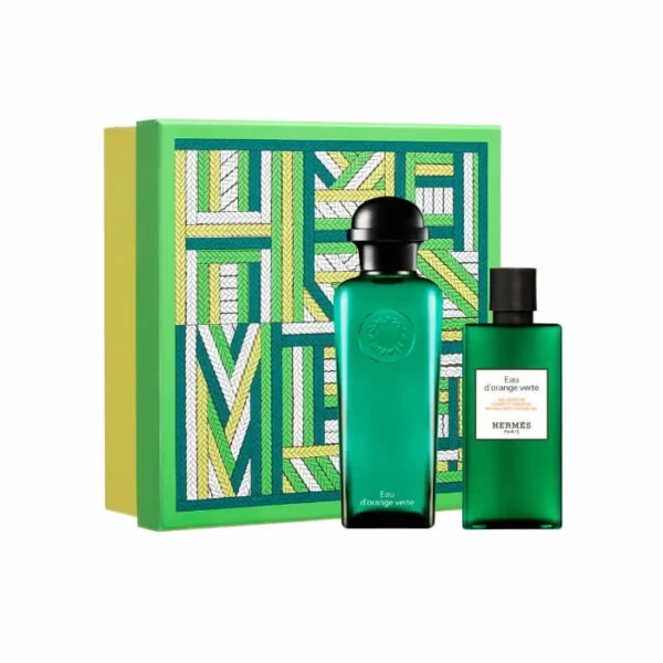 Hermès Eau D’Orange Verte Eau De Cologne Spray 100ml Set 2 Pieces